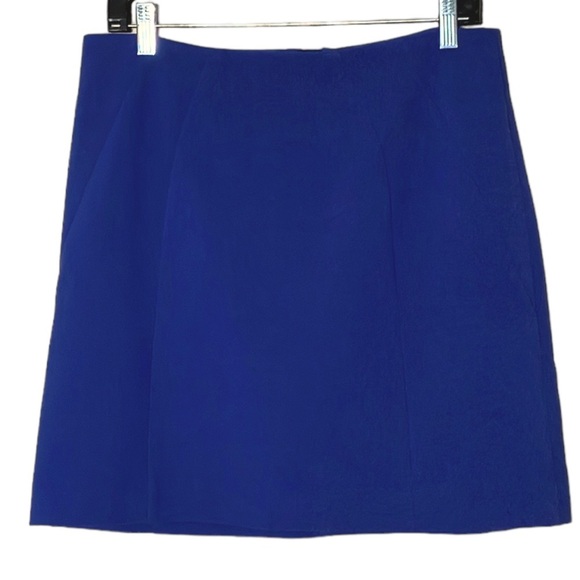 Ann Taylor LOFT Pencil Skirt cornflower blue above knee women’s size 8 - Picture 1 of 11